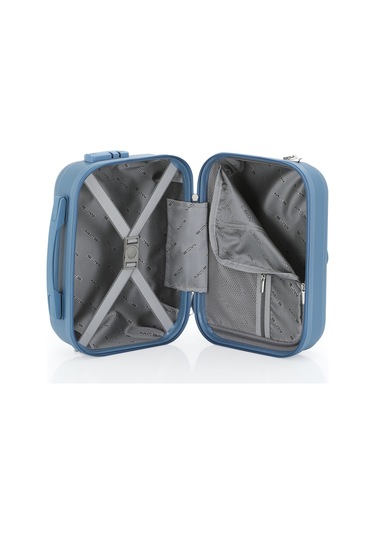 Mçs Polipropilen 3lü Valiz Seti Orta & Kabin & Makyaj V376 S23sy1000052-set 10227 Sky Blue