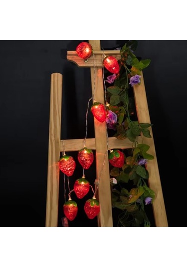 Usb Noel Çilek Işık Dize For 1.5m 10 Light For 3m 20 Light Diğer