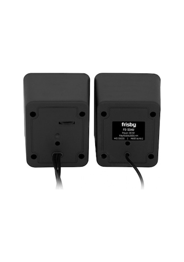 Frisby FS-334U-B 1+1 USB Hoparlör Siyah