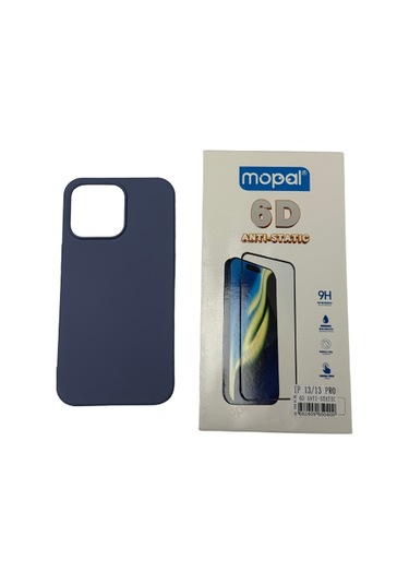 İphone Uyumlu 13 Pro Lacivert Silikon Kılıf Kırılmaz Lacivert