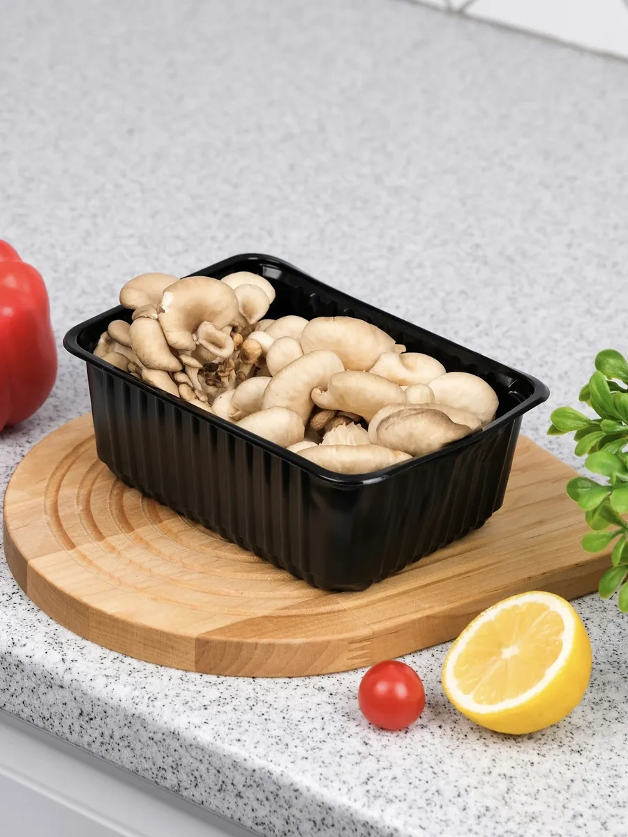 Upakovsik+ Tek Kullanımlık Kapaklı Konteyner 1000 Ml, 30 Ad 396959487 100 adet