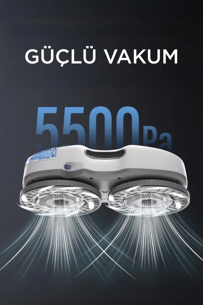 Hutt C7 Akıllı Cam Temizleme Robotu Beyaz