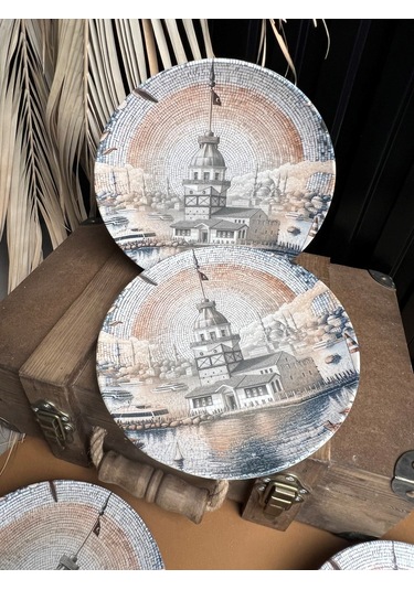 Tabak Evi Maiden Chic Porselen Pasta Tabağı 21cm 6 Kişilik 6 Parç