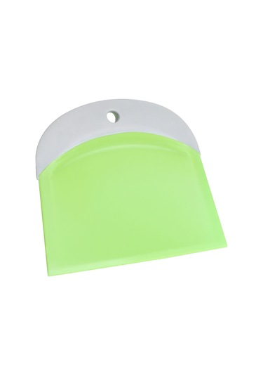 Geeroyoo Yeşil Gıda Grade Plastik Krem/ Hamur Squeegee - Kazıma, Kesme, Şekillendirme - Dayanıklı, Non-stick, 2 Adet - Pastane Bakımsız Gereç Yeşil