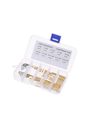 Fortunelane 120 Adet Elektronik Ve Robot Projeleri İçin Pirinç Bağlantı Elemanları Seti