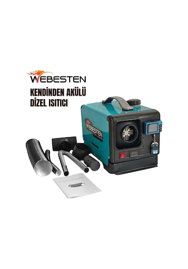 Webesten 5.5kw Taşınabilir Akülü Webasto Tipi Dizel Isıtıcı-1541