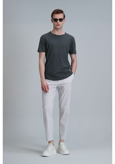 Lufian Junya Erkek Basic Tisört Yesil Yeşil 111020203100600 111020203100600 Yeşil