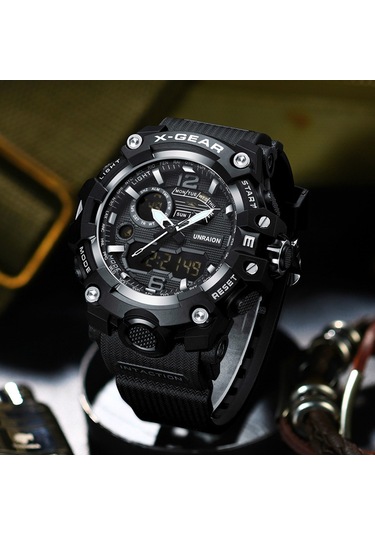 Liangmei Yeni Taktik Erkek Çok Fonksiyonlu Alaşım Askeri Tarzı Siyah