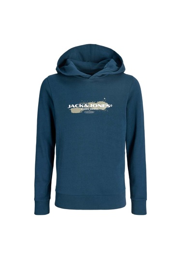 Jack & Jones Jcocondor Sweat Hood Fst Mavi Erkek Çocuk Sweatshirt 000000000102353035 Mavi