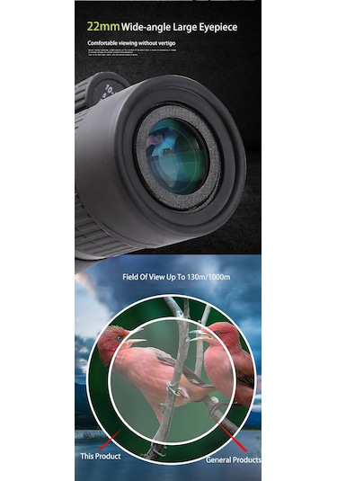 Techtic Hd Teleskop Monoküler El Dürbünü 10-30x50 Zoom Tripot Yeşil