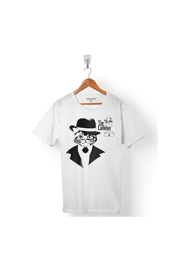 The Godfathera Catfather Kedi Baba Logo Erkek Tişört