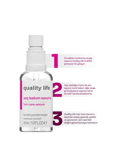 Ql Argan ve Keratin Saç Serumu 30 ML