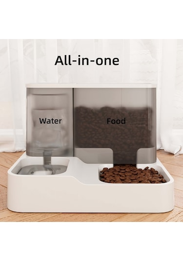 Nterglobalmart 2'si 1 Arada Otomatik Evcil Hayvan Besleyici ve Suluk