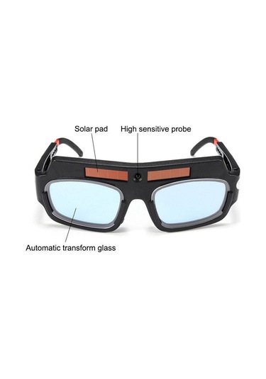 Symbee Güneş Enerjili Otomatik Koyuflatan Kaynak Gözlüğü, Uv Zararlı Işık Engeli, Kaynakcılar İçin Pc Malzeme Göz Koruyucu