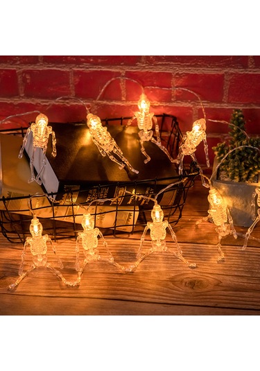 Suofeng Halloween Kemer Işıkları 3m 20 Led Kemer, Kemer Figürü, Sabit Aydınlatma, Aa Pil İle Çalışır Pil Dahil Değil