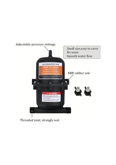 Motion003 1 Bilgisayar Rv Su Pompası Toplama Tankı Motorhome Karavan Seyahat Deniz İçin Önceden Şarjlı Abs Basınç Tankı Pil Olmadan İç Fonksiyonlu Pompa Aksesuarı