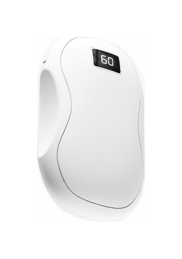 Padalink Kışın Taşınabilir El Isıtıcı Ve Powerbank - 3 Ayar, 5000mah, Hızlı Isınma Beyaz