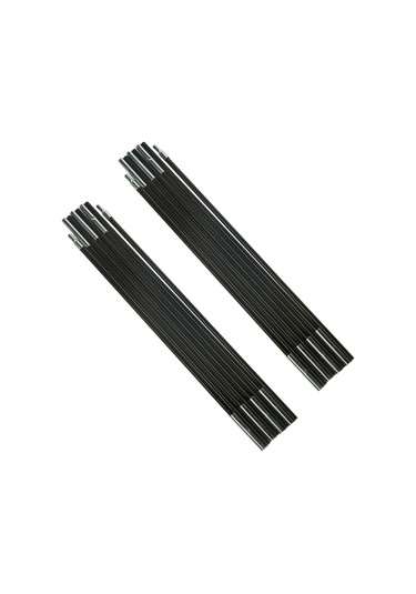 Homyl Fiberglas Çadır Direkleri Yedek Siyah Kamp 3,6-m-3-kişi Siyah