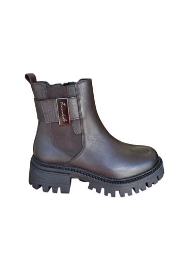 Castle Black Yldz-23783-1 Kadın Hakiki Deri Klasik Bot Kahverengi Kahverengi