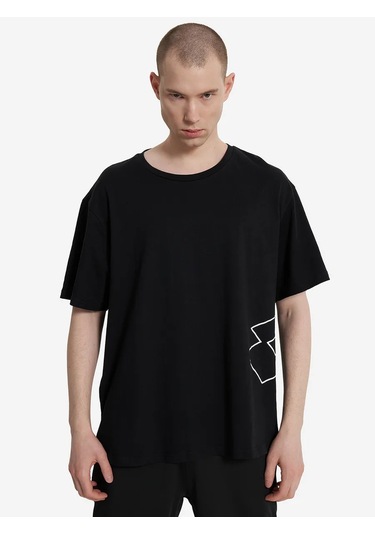 Lotto Erkek Oversize Tişört Lorenzo 363298473 Siyah
