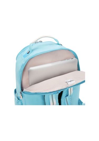 Kipling Seoul College Extra Okul Çantası Sea Blue Met Kı351452d Sea Blue Met