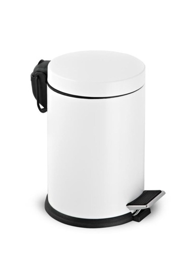 3 Lt Pedallı Çöp Kovası Beyaz