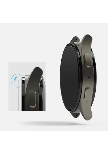 Samsung Galaxy Watch 7 40mm Uyumlu 3 Adet Şeffaf Ekran Koruyucu