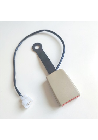 Mufunye 175mm Araba Emniyet Kemer Kilidi - Kamyon Otobüs Uyumlu, 2-2.2cm Enli İnsertlar İçin, Dayanıklı Plastik Ve Çelik, Bej