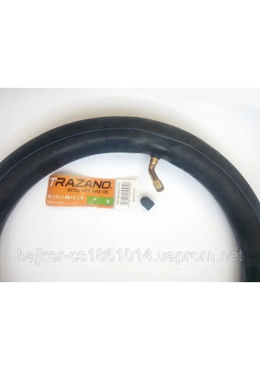TRAZANO 12 1/2x1.95x2 1/4 İç Lastik Eğri Sibop