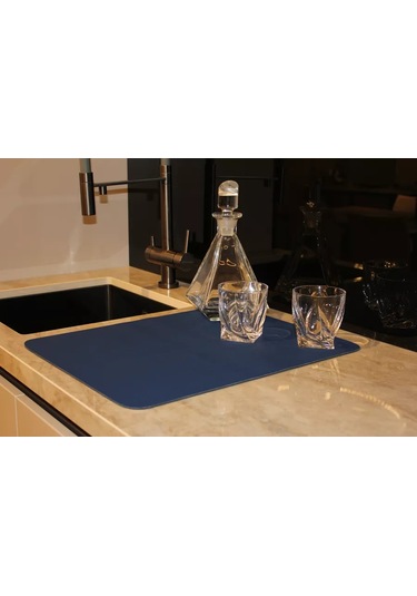 Number One Emici Bulaşık Kurutma Paspası 40 50 195595814 Mavi