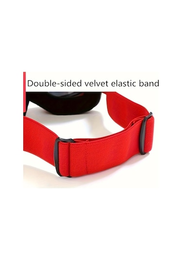 Willowhaven Black- Çift Katmanlı Anti-fog Kayak Ve Snowboard Gözlüğü Erkek Kadın Büyük Çerçeve Aynalı Lens