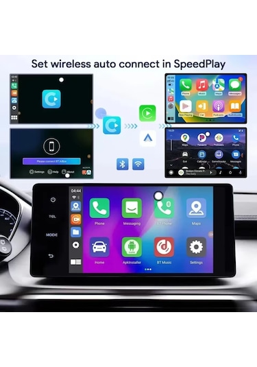 Akıllı Multimedya Kutusu Android 13 16gb Kablosuz Carplay Ai B...