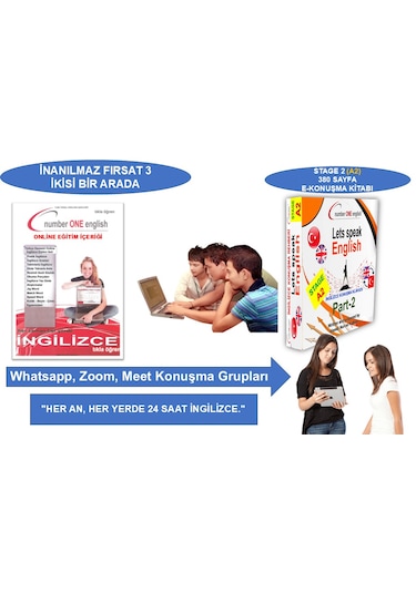 A2-ekonuşma Kılavuzu-online Paket Eğitim+ E-sınav+ Konuşma Kulübü