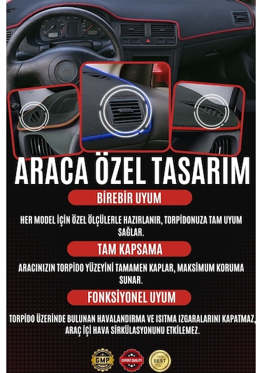 Chery Omada 5 Uyumlu Torpido Örtüsü Çatlama Ve Isıya Karşı Tam Koruma Oto Aksesuar D31 Bej