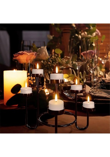 Şarj Edilebilir Isı Mumları, Uzaktan Kumandalı Ve Şarj Tabanlı 12 Adet Şarj Edilebilir Mum, Led Alevsiz Diğer