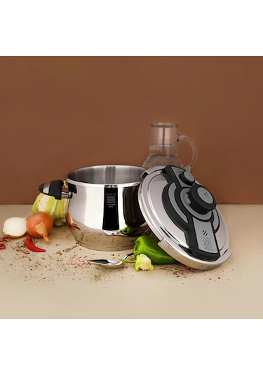 Serenk Definition Düdüklü Tencere 6 Lt Siyah