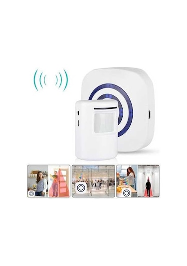 Novahub Beğenme Uyarı Hareket Sensörlü Alarm Ev Güvenlik Kapı Zili