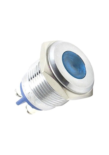 Trendooze Homyl 16mm 12v Su Geçirmez Sinyal Güç Kaynağı Led Metal Elektriksel Bağlantıları Kolay