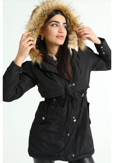 Modaplaza Kadın Kaban 60045- Siyah K21KBLGN60045KBNSİYAH Siyah