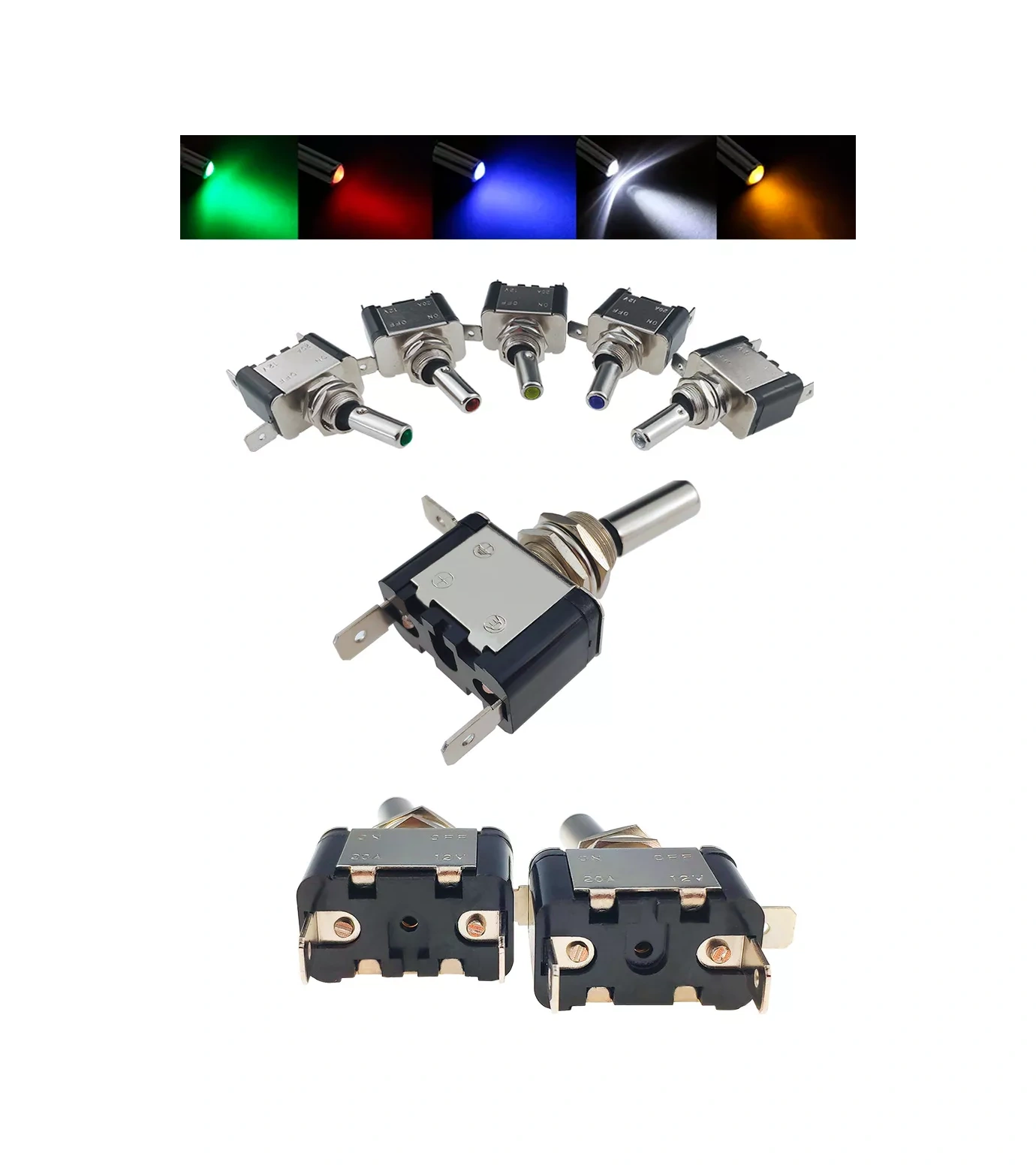 Krushin Family Auto Araba Anahtar Anahtarı Anahtarı Anahtarı Anahtarı Led'li, 5 Adet + Kapaklar 238251726