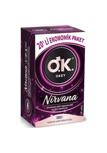 Okey Nirvana Prezervatif 20'li