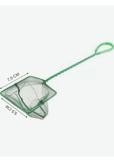 Orta Boy Akvaryum Balık Kepçesi 9,5x7,5 Cm Karides Ve Balık Transfer Filesi