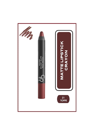 Golden Rose Matte Crayon Kalem Ruj 21