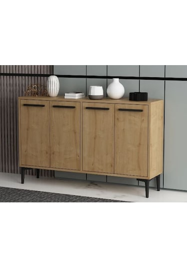 Revo Konsol Tv Sehpası Tv Ünitesi Modern Tasarım-meşe