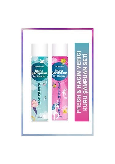 Watsons Hacim Verici Kuru Şampuan Ve Fresh Kuru Şampuan