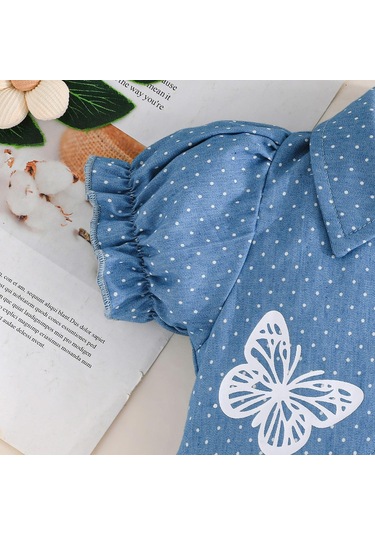 Çocuk Giyim Kız Bahar Ve Yaz Seti Halter Eklemeli Örgü Etek + Kız Üst Baskılı Noktalı Şal Etek 2 Adet Pembe