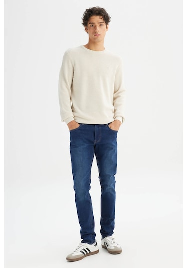 Lee Luke Mavi Erkek Jean Pantolon L71900058317 Mavi