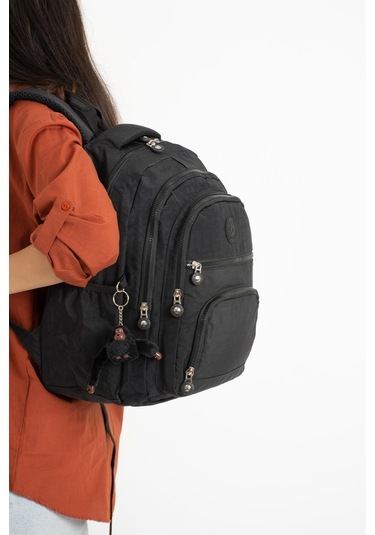 Ultra Hafif Orta Boy Sırt Çantası Unisex Siyah Model: 571-3c - Siyah