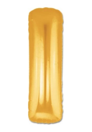 Altın Sarısı Folyo Harf Balon 1 Metre-9067092869732