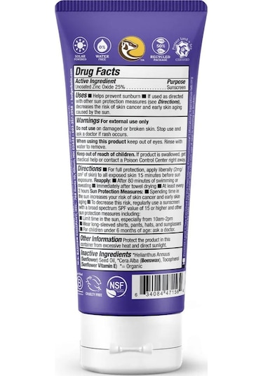 Badger SPF50 Adventure Sport Suncreen Cream 87 ML